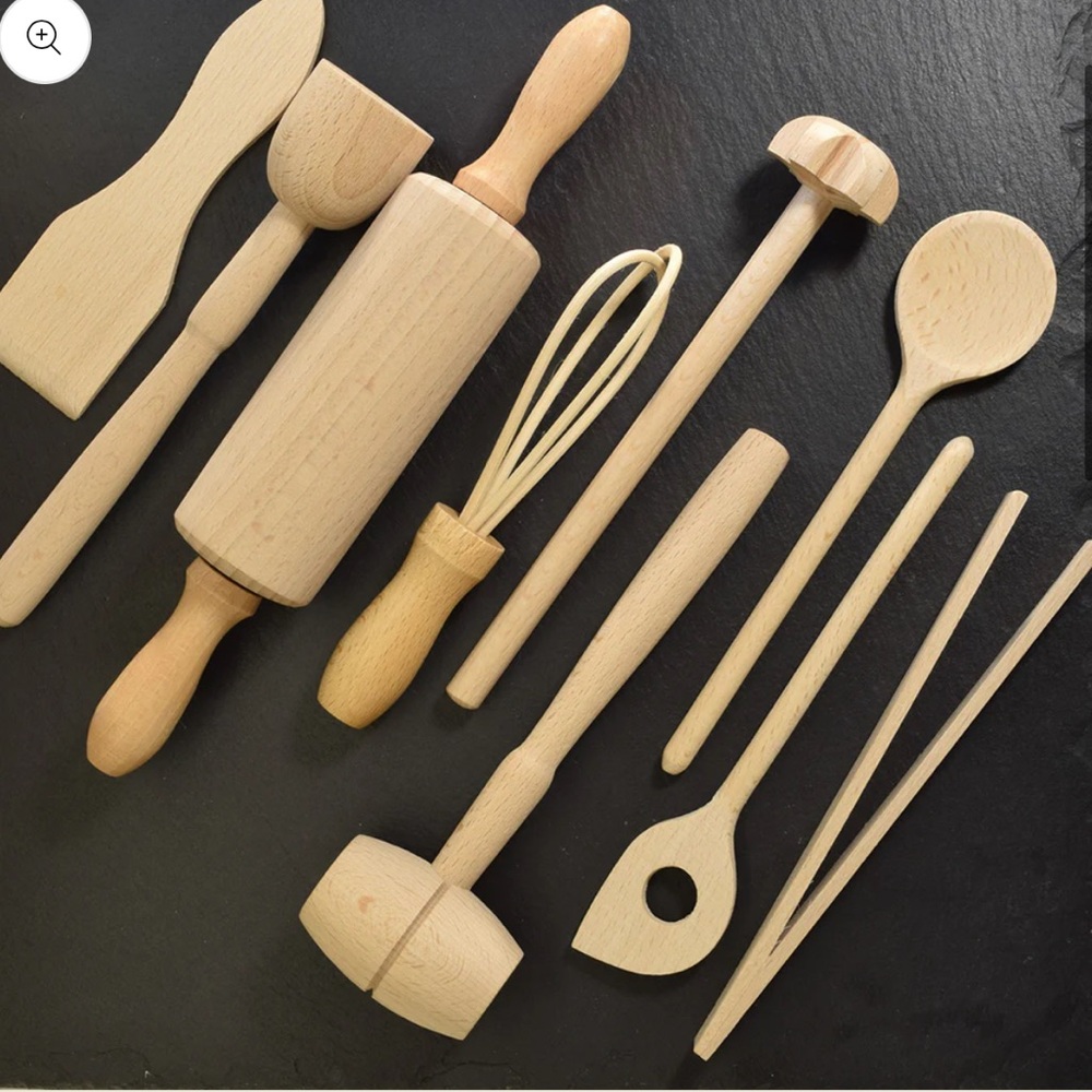 9 piece Wooden Children’s Cook Set